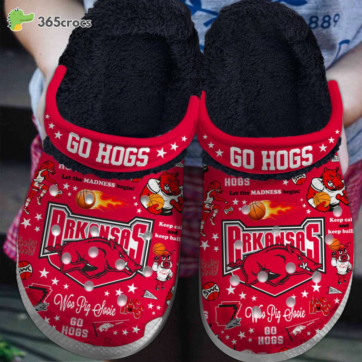 Arkansas Razorbacks Crocs - 365crocs