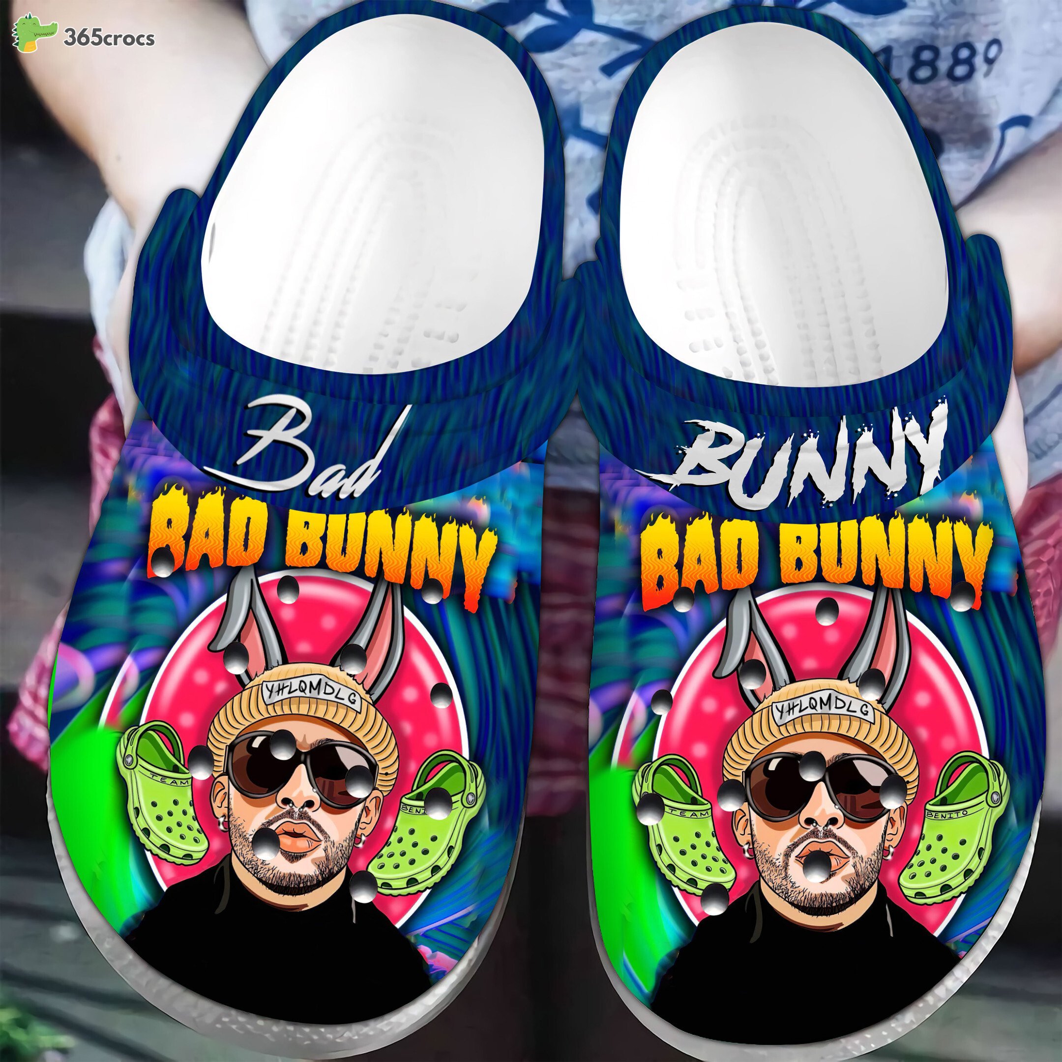 Bad Bunny Top Tracks Comfortable Crocs Clogs Footwear Series Collection