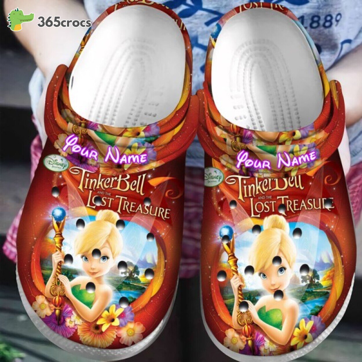 tinker bell crocs