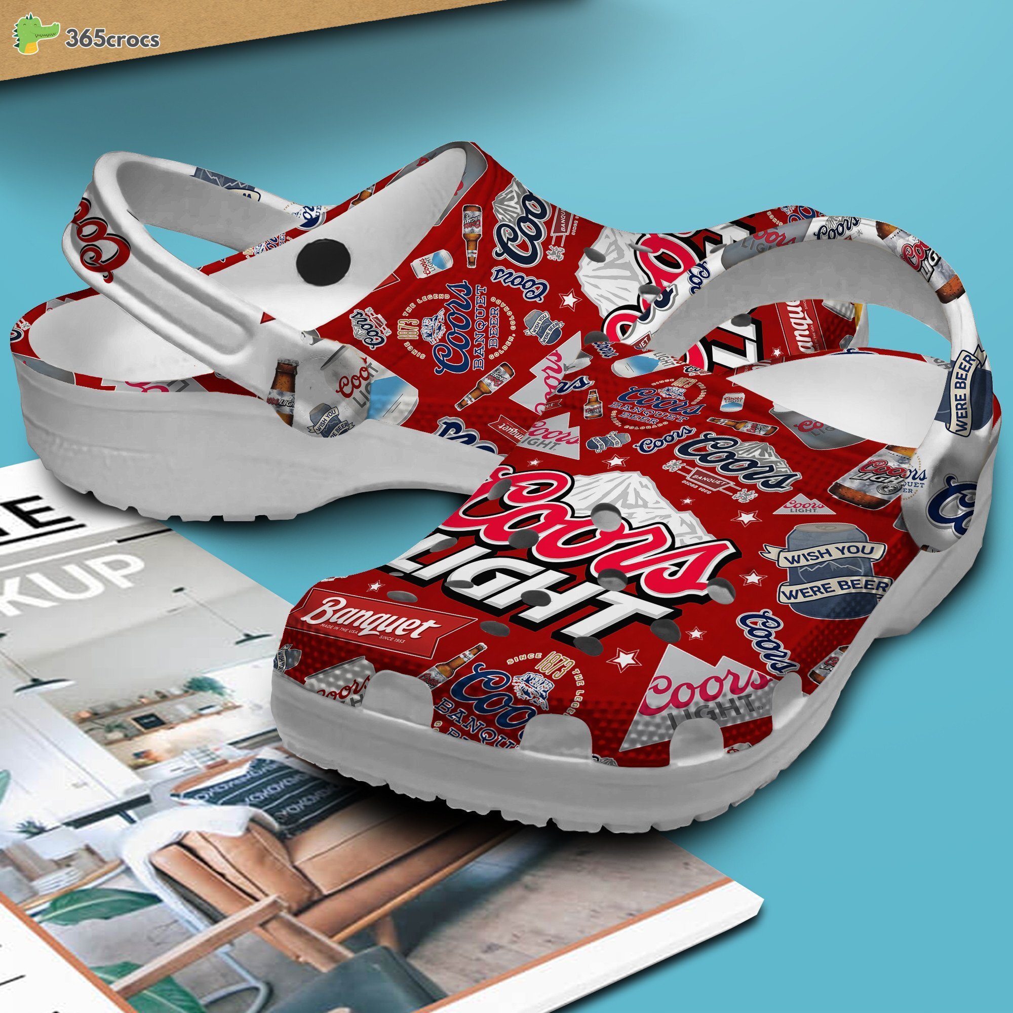 Coors Light Drink Crocs Clogs Shoes Comfortable 365crocs