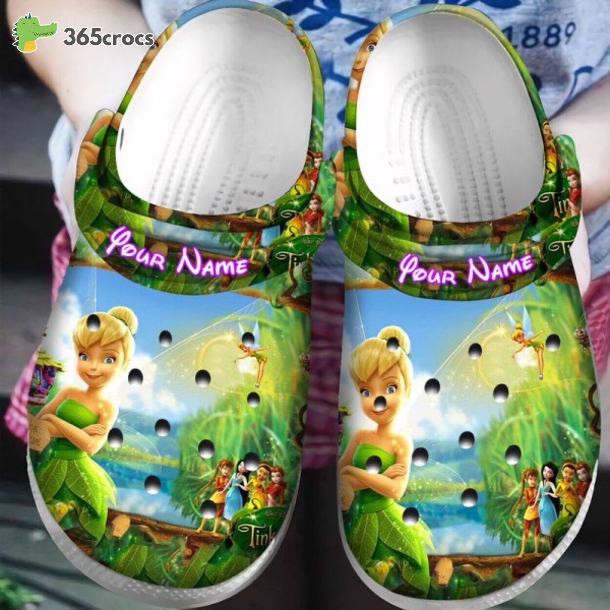 tinker bell crocs