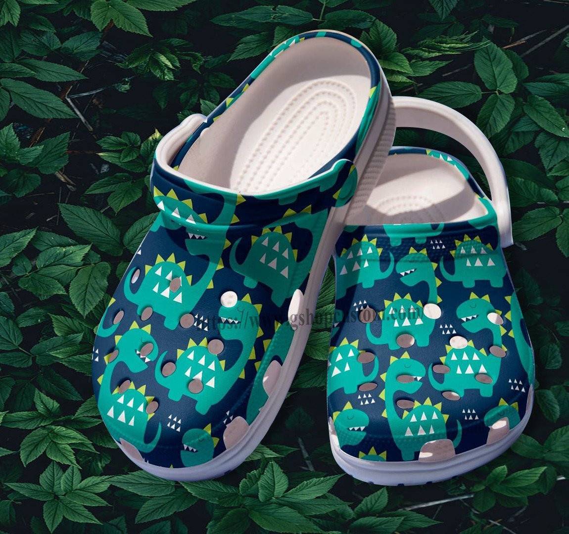 Dinosaur Boy Brachiosaurus Croc Crocs Shoes Gift Grandson