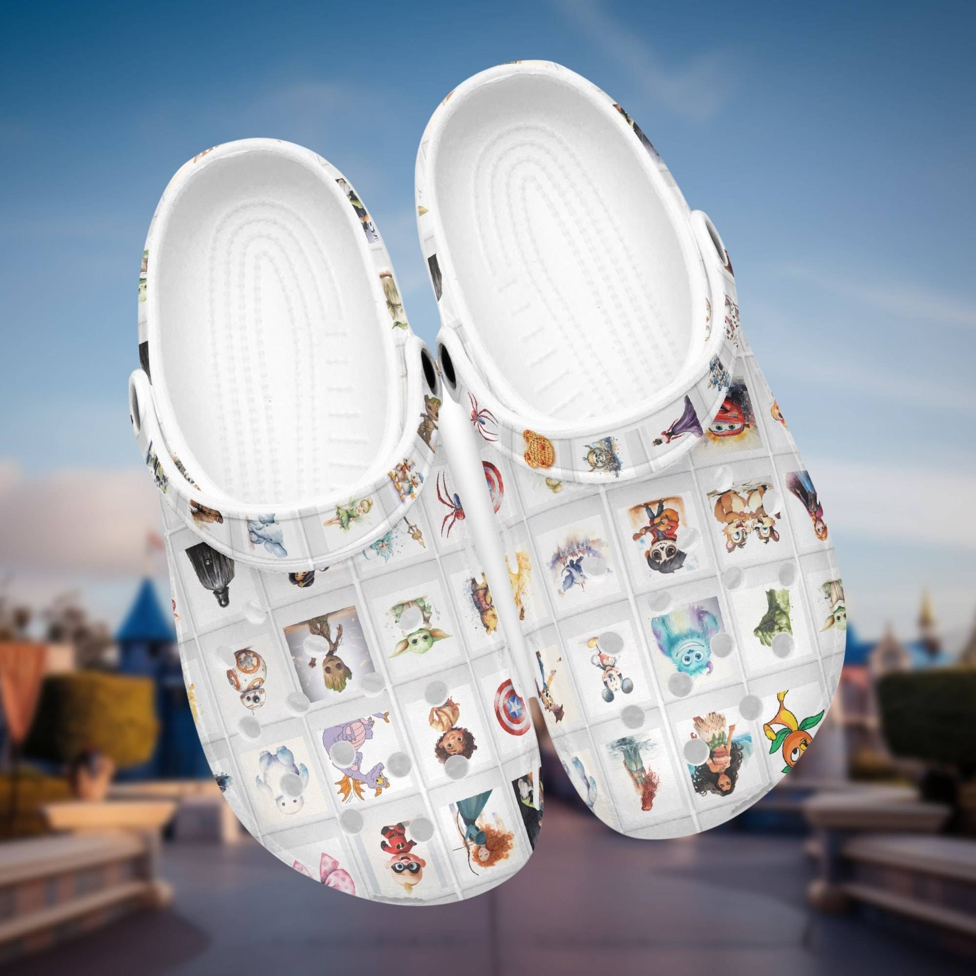 Disney Character Crocs Style World Disneyland Mickey Shoes Lover