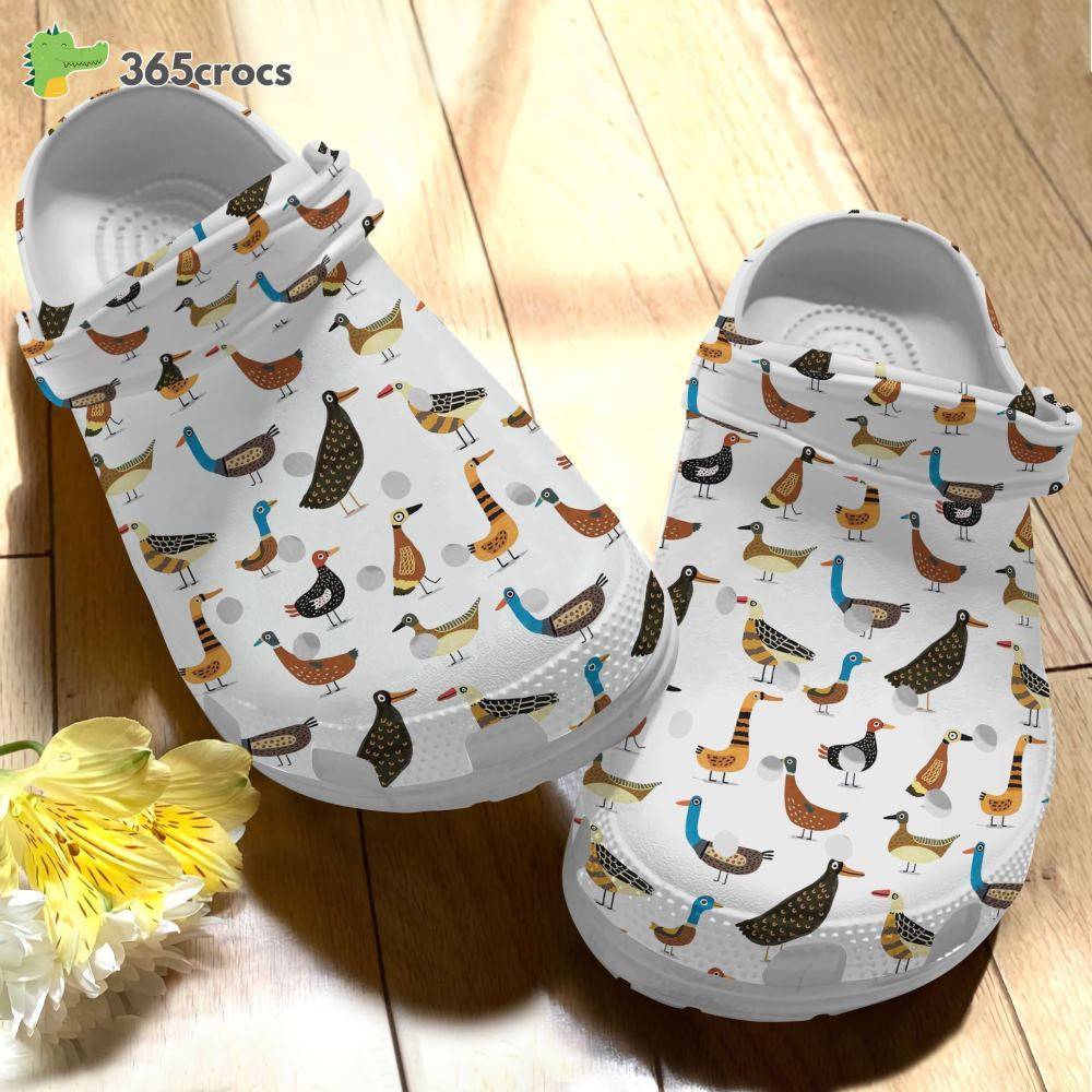 Duck Cute Ducks Band Crocs Clog Shoes 365crocs