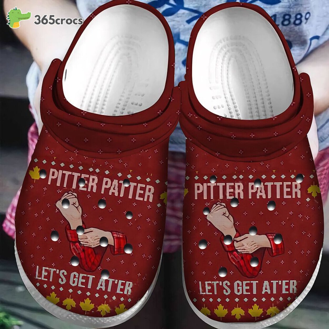 Embrace the Echo Pitter Patter Motivation Classic Comfort Clog Footwear