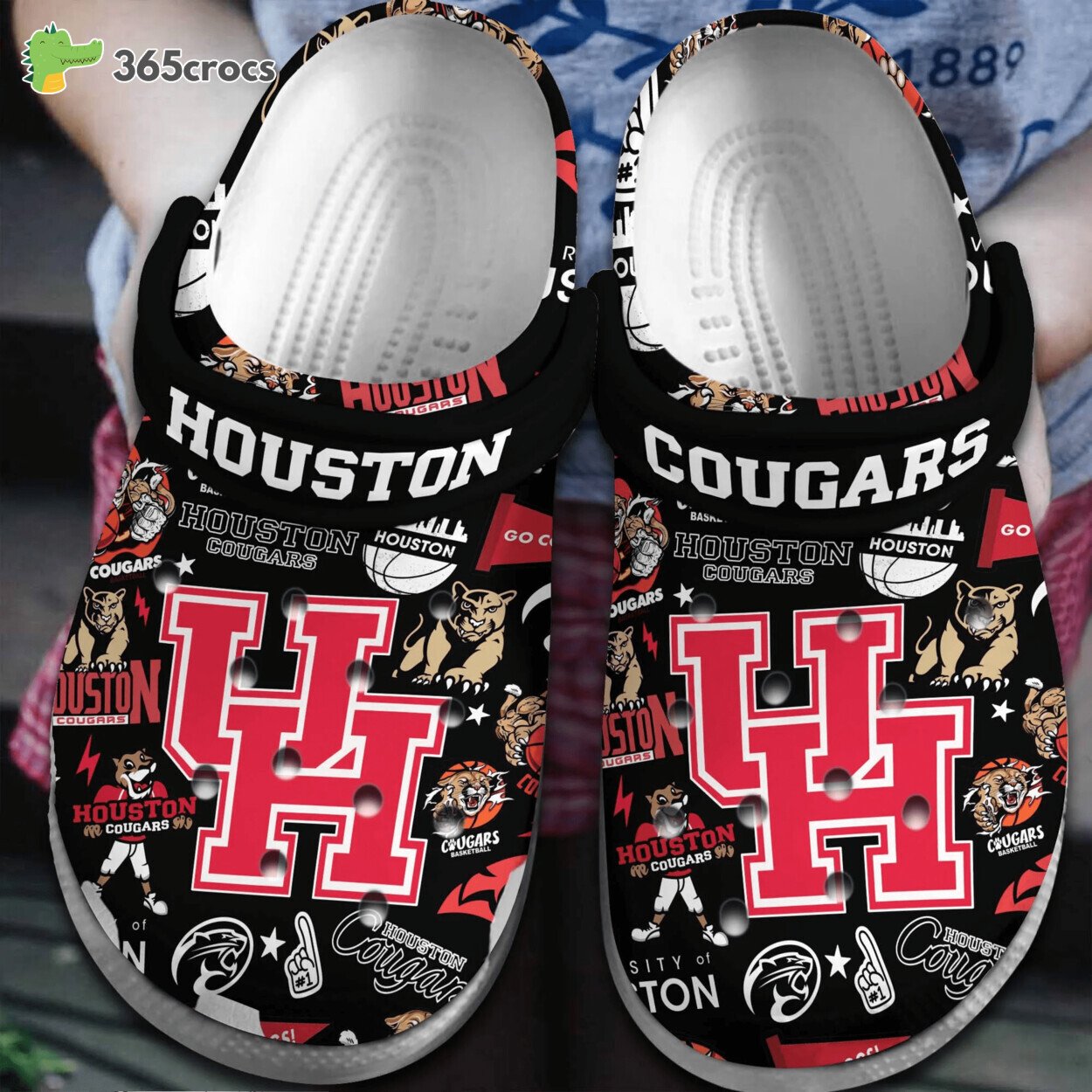 Houston Cougars NCAA Sporting Ultimate Comfort Clog Shoe Design 365crocs