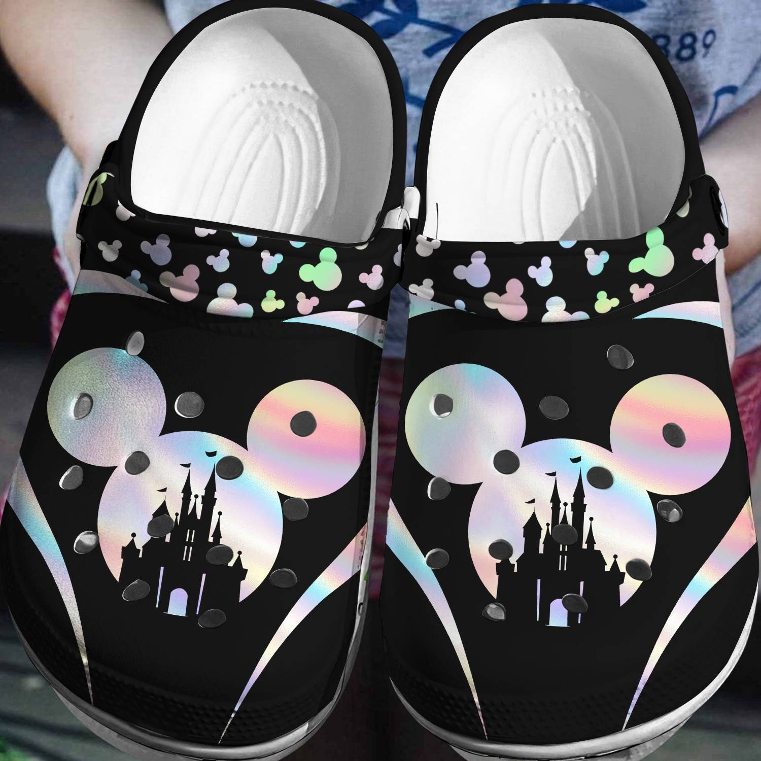Mickey Mouse Castle Disney Crocs 3D Clog Shoes 365crocs