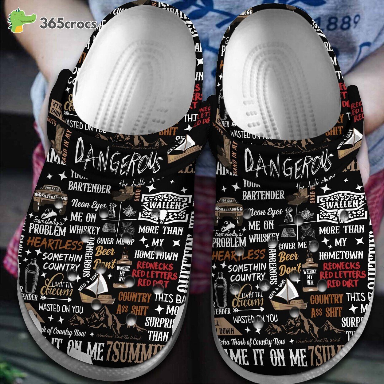 Wallen Music dangerous the double album Crocs Clogs Shoes