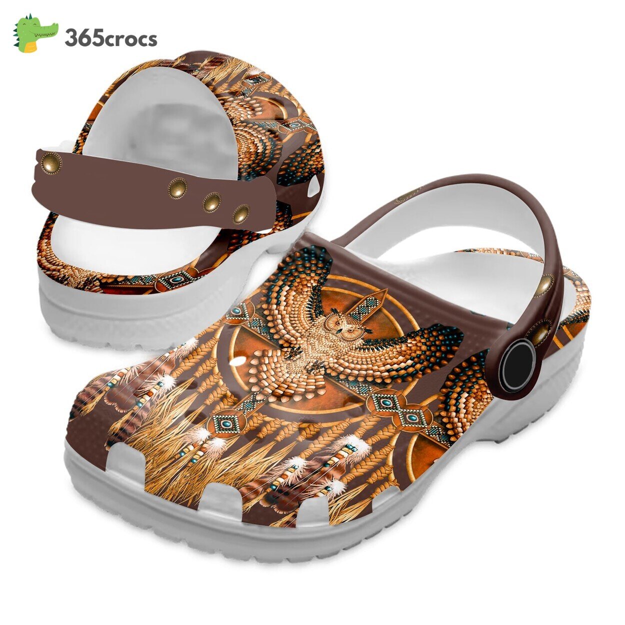 Native American Inspired Crocs Clogs Shoes Both Kids Adults Unique