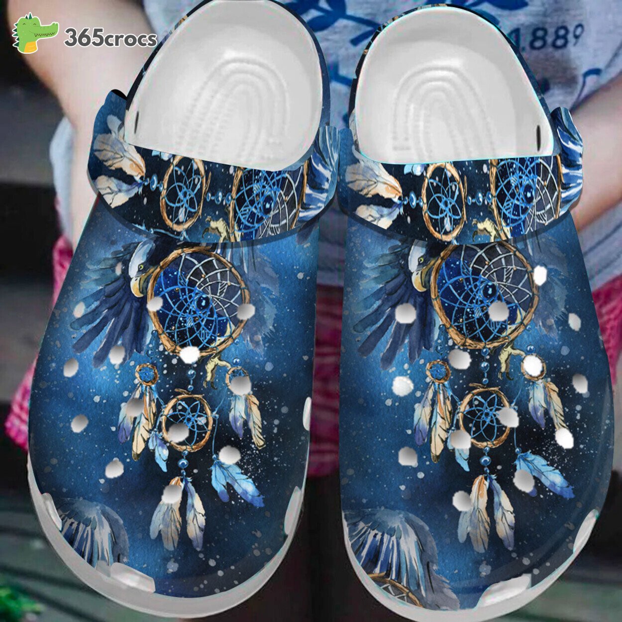 Native American Inspired Design Clogs Crocs Shoes Timeless Tradition