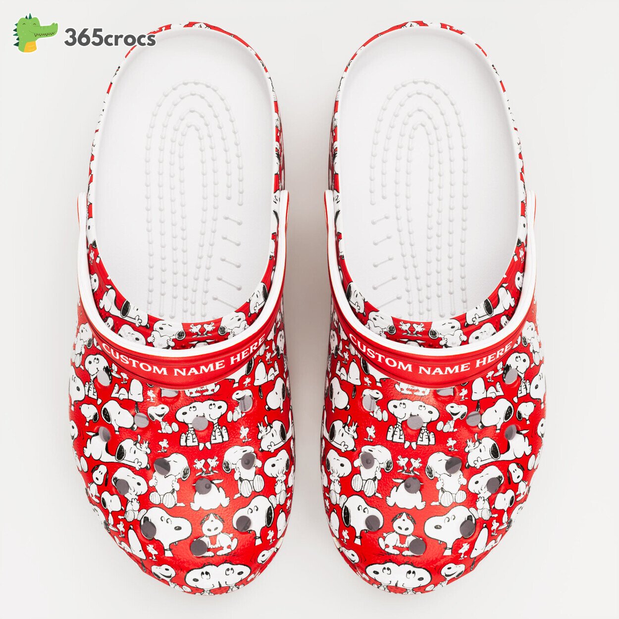 Peanuts Snoopy Dog Depiction Premium Comfort Crocs Clog Footwear 365crocs