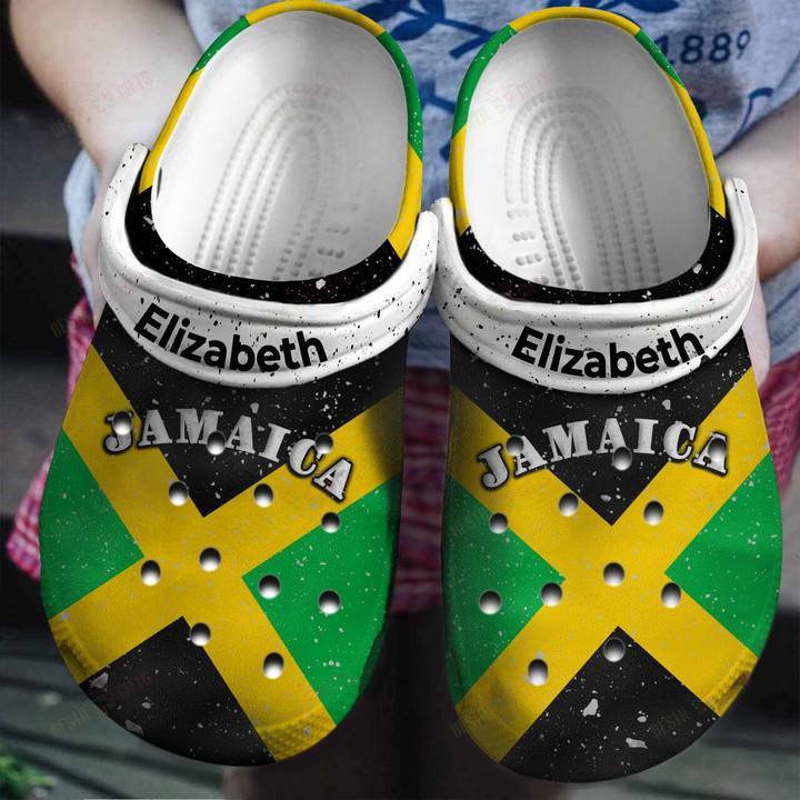 Personalized Jamaica Flag Jamaican Crocs Classic Clogs Shoes 365crocs