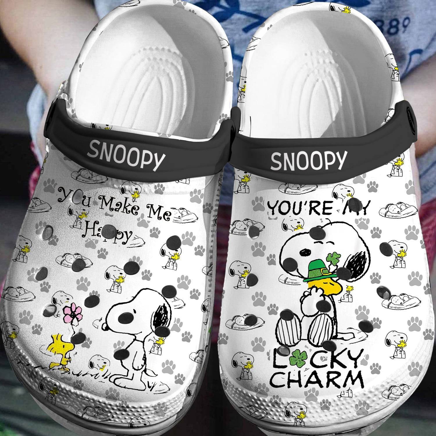 Playful Peanuts Snoopy Crocs 3D Clog Shoes 365crocs