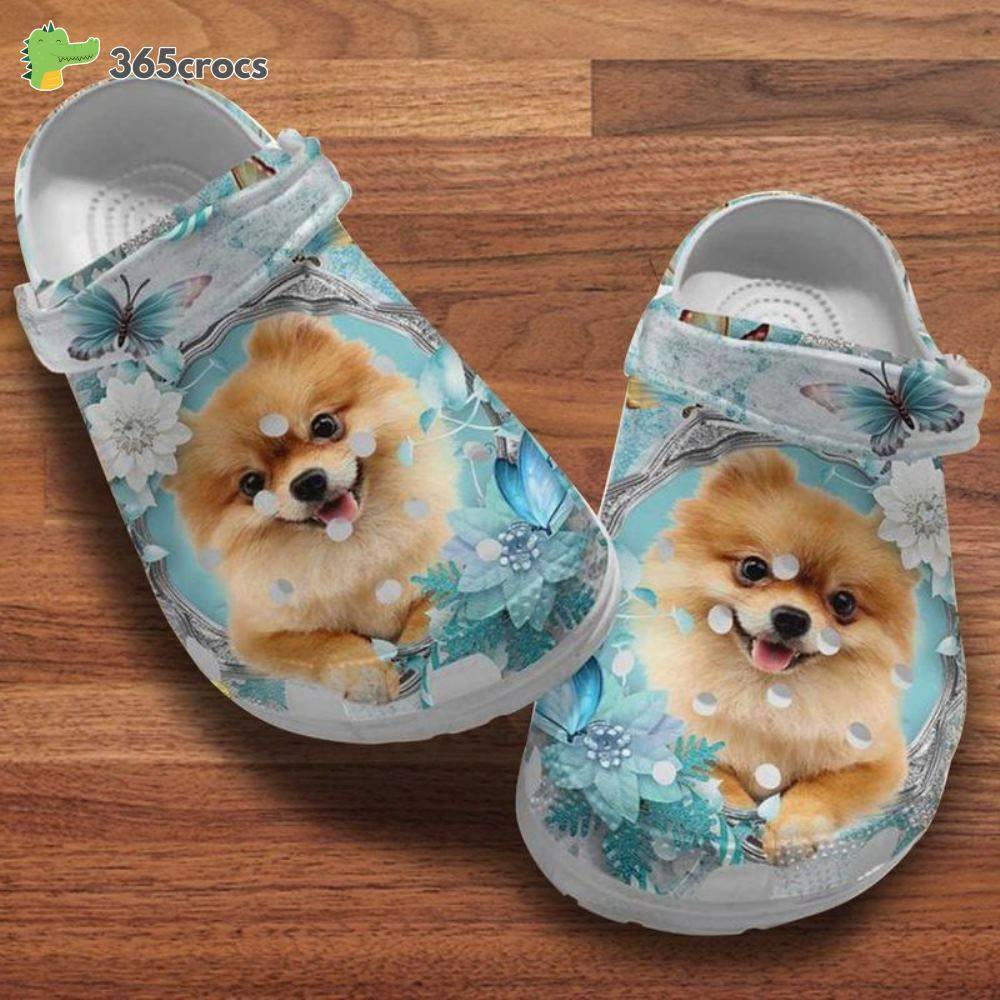 Pomeranian Dogs, Pomeranian Classic Clog, Cute Gift For Friend Crocs