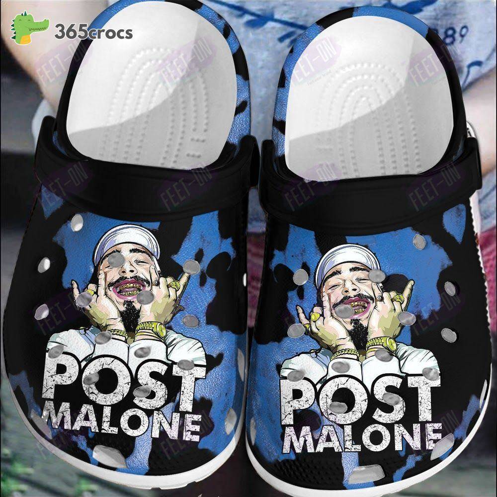 Post Malone ?Style Crocs Clog Shoes 365crocs
