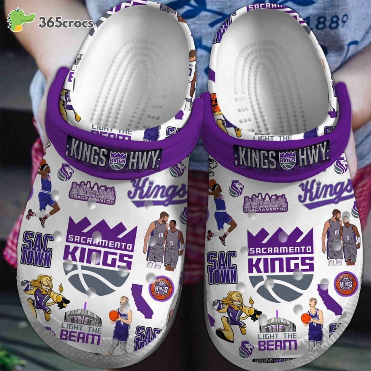 Sacramento Kings NBA Basketball Comfort Footwear Crocs Clogs Series
