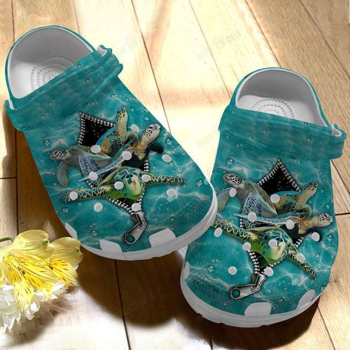 Sea Turtle Keep Swimming Crocs Classic Clogs Shoes 365crocs