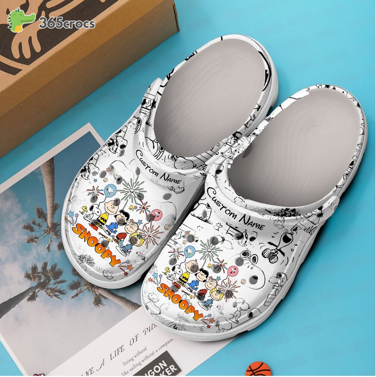 Snoopy Peanuts Themed Comfortable Crocs Clogs Cartoon Footwear 365crocs