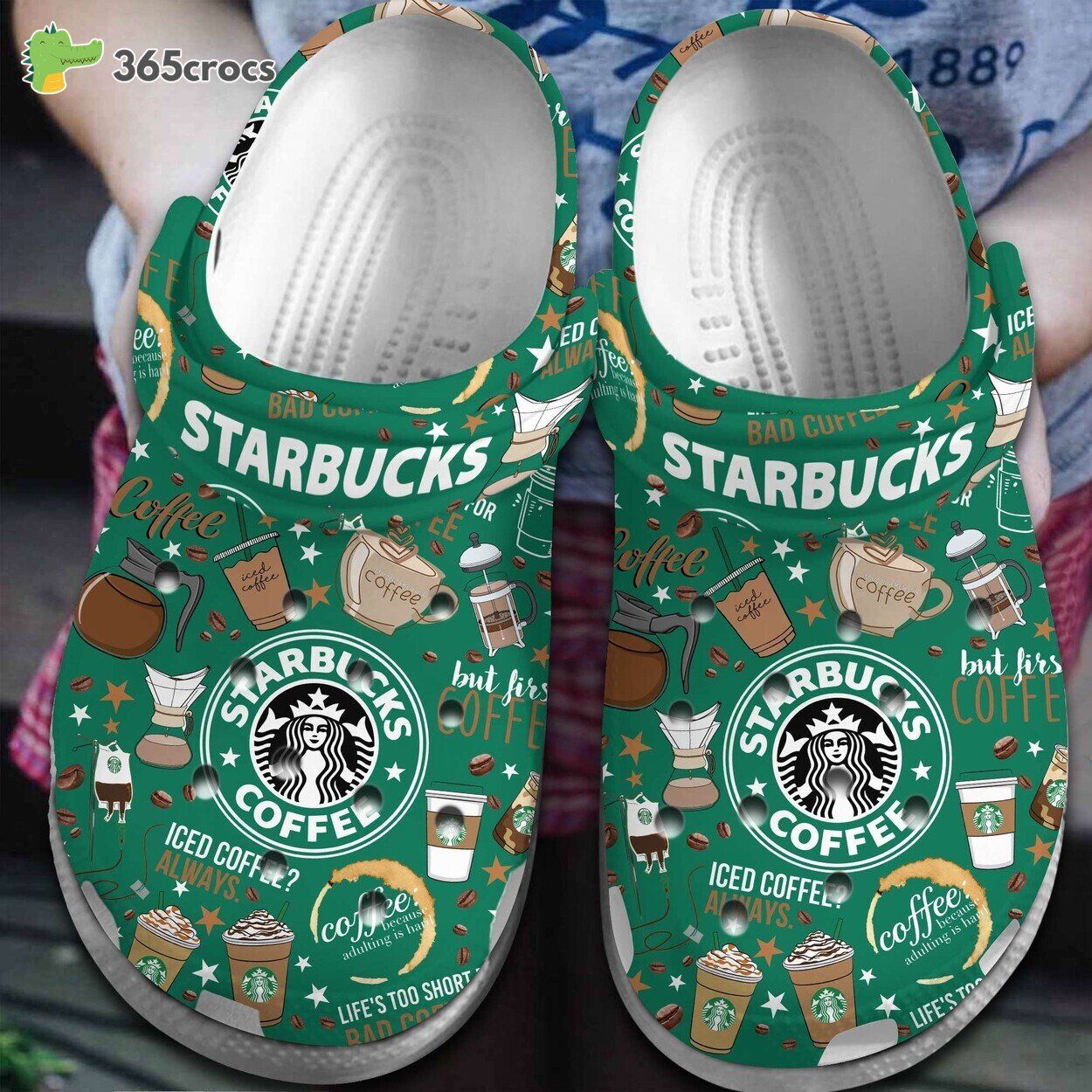 Starbucks Brand Signature Crocs Clogs Shoes Superior Comfort and Style