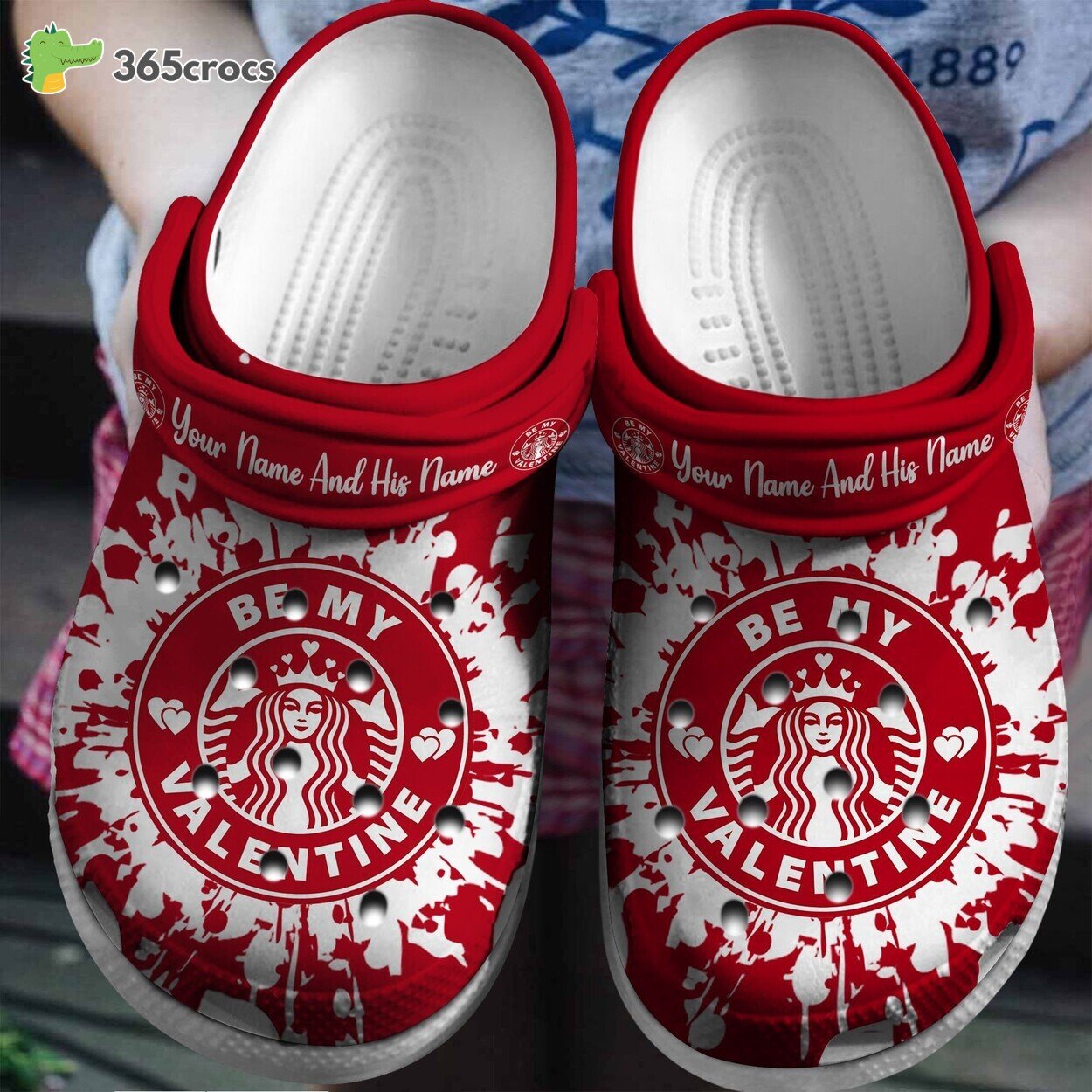 Starbucks Frappuccino Themed Crocs Clogs Shoes Exceptional Softness