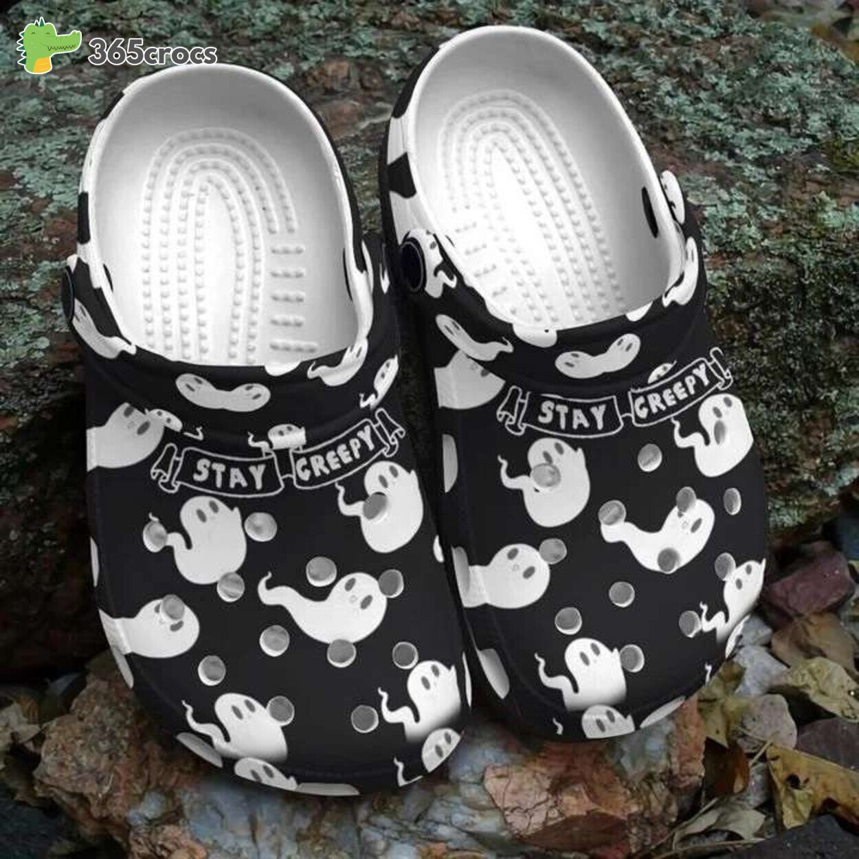 Stay Creepy Inspired Clogs Dive into Halloween's Eerie Spirit - 365crocs