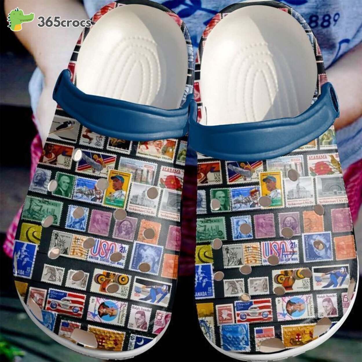 US Postage Stamps Design Celebrate Postal Workers Unique Clog Shoes