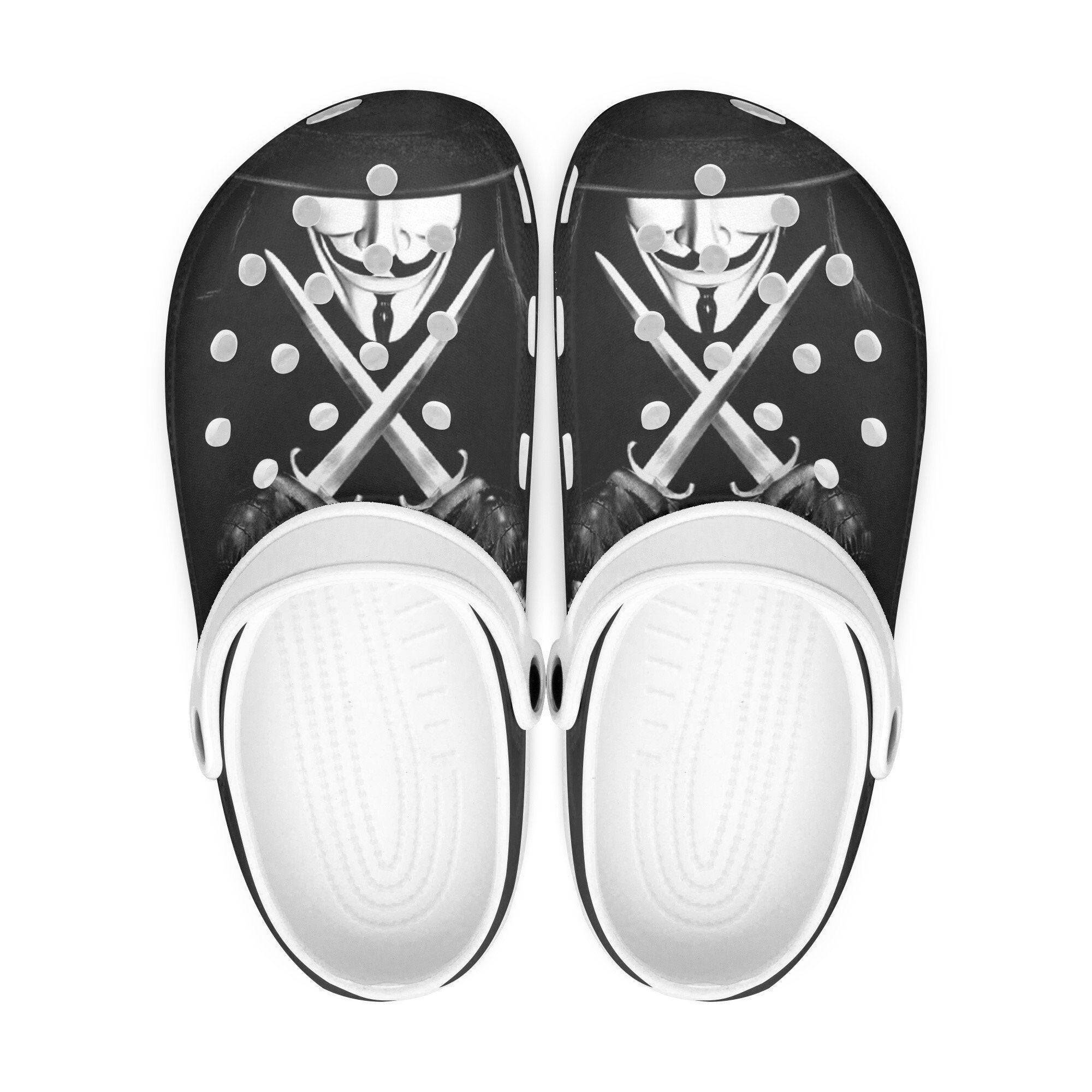 V For Vendetta Clogs, Looks Like Crocs Shoes, Women And Kids 365crocs